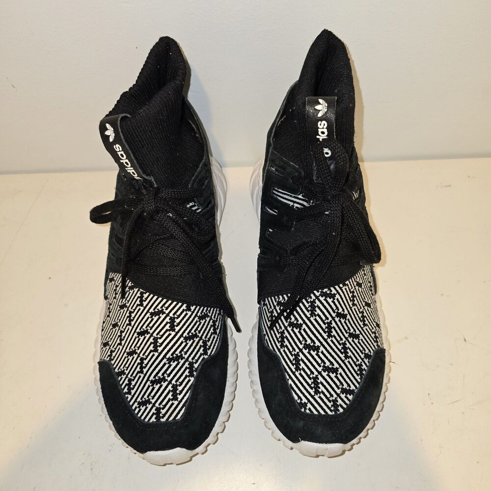 Adidas Tubular Doom PK Primeknit Radial Nova Black Shoes Sneakers S80096 Sz 7
